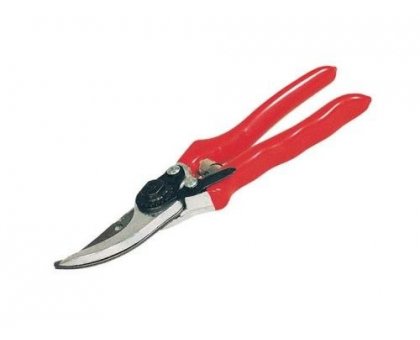 Forbice potatura manici plasticati rossi cm 21