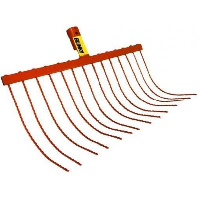 Rastrello per fieno con 14 denti a filo elicoidale BLINKY