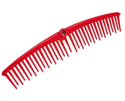 Rastrello plastica per fieno 35 denti fitti senza manico
