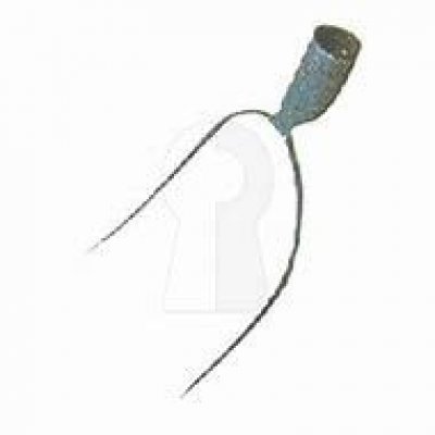 Forca a 2 denti per fieno YUGO blu