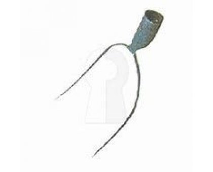 Forca a 2 denti per fieno YUGO blu