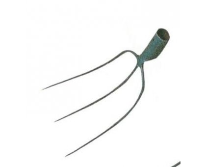 Forca a 3 denti a spalla tonda YUGO blu