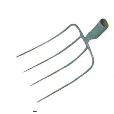 Forca a 4 denti per fieno YUGO blu