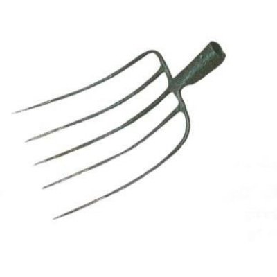 Forca a 5 denti per fieno YUGO blu