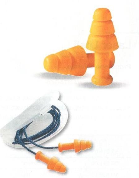 Tappi auricolari in gomma riutilizzabili con cordino SMARTFIT