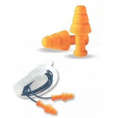 Tappi auricolari in gomma riutilizzabili con cordino SMARTFIT