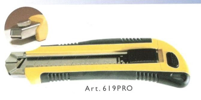 Cutter con lama a spezzzare mm 25 fermo automatico