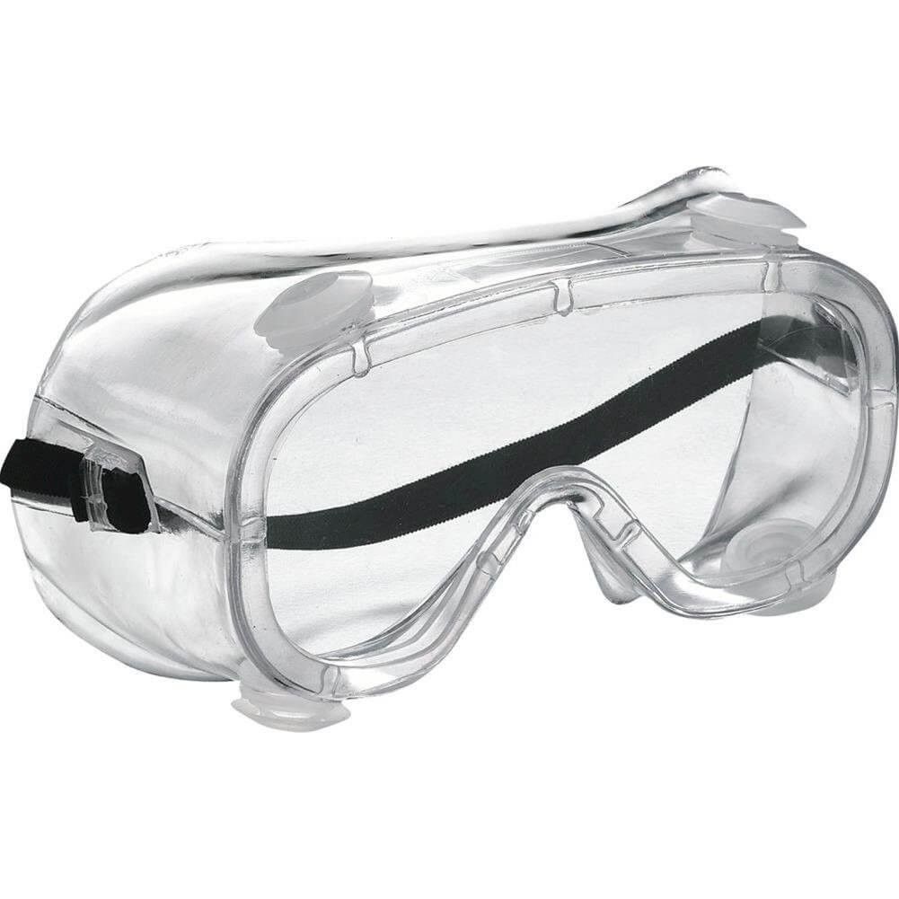 Occhiale a mascherina in plastica c/4 valvole aereazione 102-3 NEWTEC
