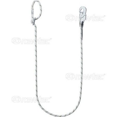 Cordino di sicurezza regolabile con connettore in acciaio zincato Geco 2 NEWTEC