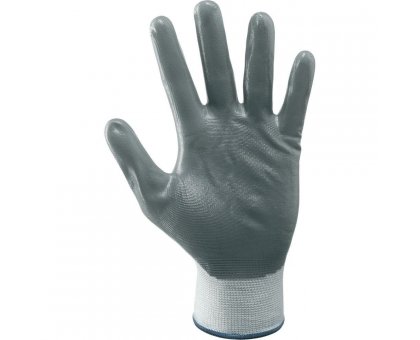 Guanto a filo continuo 100% poliestere / nitrile 13 Eco-Nbr Grigio MACTUK