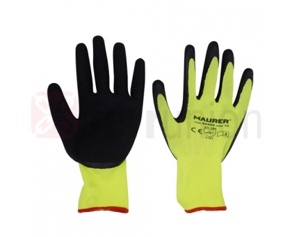 Guanto POLY GIALLO palmo lattice HI-GRIP MAURER