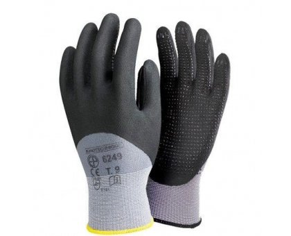 Guanto a filo continuo calibro 15 nylon-elastan / nitrile schiumato NITRAN PLUS BOXER