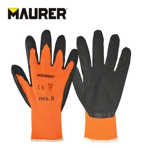 Guanti in lattice dorso in acrilico fodera imbottita elasticizzato