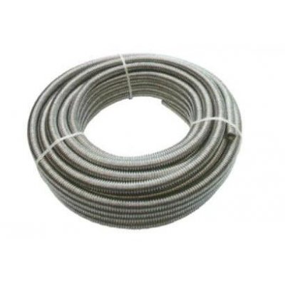 Tubo corrugato nudo per acqua da 3/4" mt 10 in acciaio inox AISI 316L UNIROLL