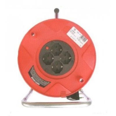 Avvolgicavo mt 15 cavo 3x1,0 con disgiuntore termico