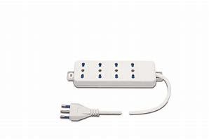 Multipresa 4 posti bipasso 10-16 A con cavo mt 1,5 spina 16A