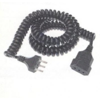 Cavo estensibile a spirale mt 5,0 colore bianco