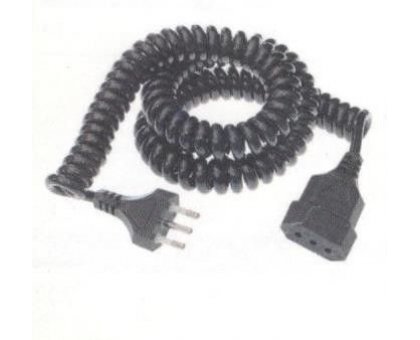 Cavo estensibile a spirale mt 5,0 colore bianco