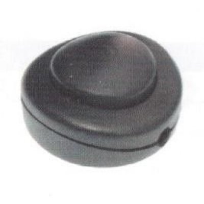 Interruttore unipolare a pedale 250V colore nero