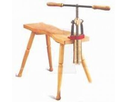 Panca in legno per torchio per pasta