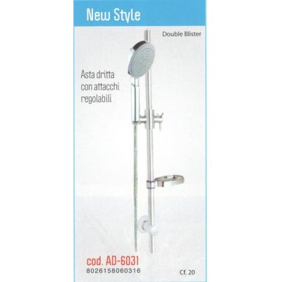 Saliscendi per doccia NEW STYLE cromato