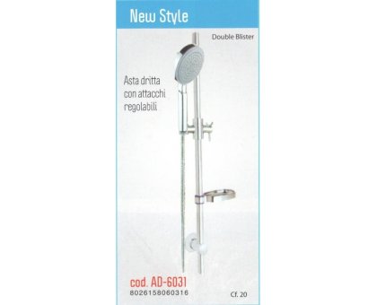 Saliscendi per doccia NEW STYLE cromato