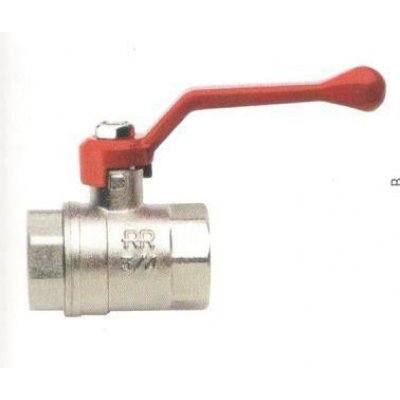 Valvola a sfera FF 1/4" maniglia a leva a passaggio totale