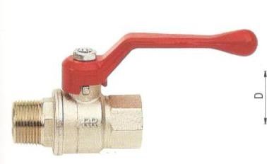 Valvola a sfera maniglia a leva MF 3/4" serie pesante a passaggio totale