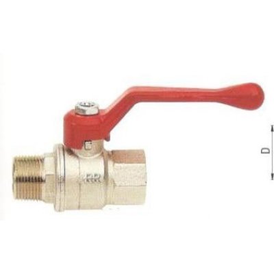 Valvola a sfera maniglia a leva MF 3/4" serie pesante a passaggio totale