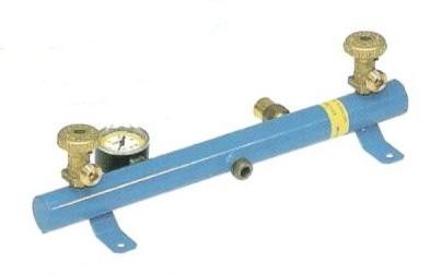 Centralina GPL per 2 bombole con valvola di sicurezza e manometro