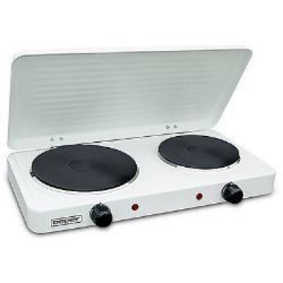 Fornello elettrico a 2 piastre 2500W con regolazione della temperatura BEPER