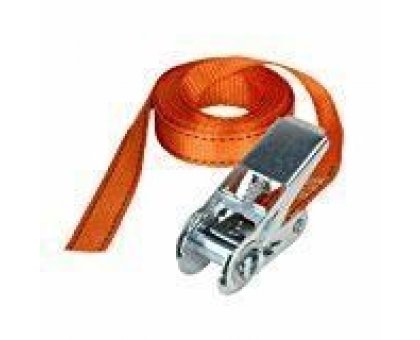 Cinghia con cricchetto mm 25 mt 4,0 senza ganci alle estremita' portata 800 Kg
