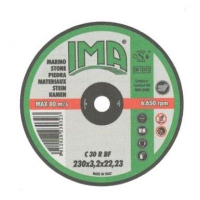 Disco per sbavatura pietra Ø 115 x 6,4 mm IMA