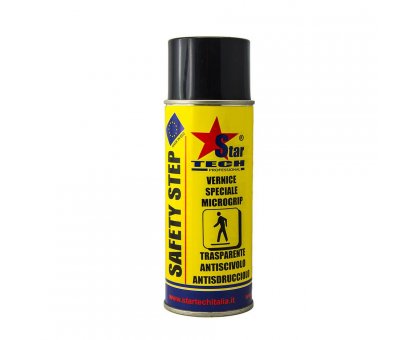 Vernice antiscivolo antisdrucciolo trasparente spray 400 ml SAFETY STEP STAR TECH