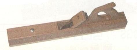 Pialla in legno TIPO LUNGO con ferro doppio a vite corta mm 51