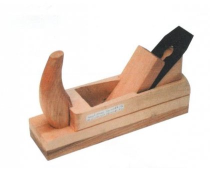 Pialla in legno a ferro semplice da mm 39 c/impugnatura a corno