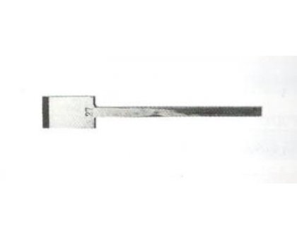 Ferro per sponderuola tipo semplice mm 28