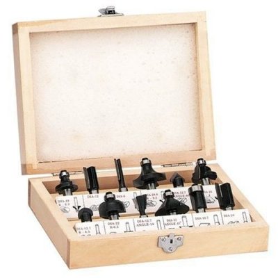 Set Frese 12 Pezzi per fresatrice verticale EINHELL 4350199