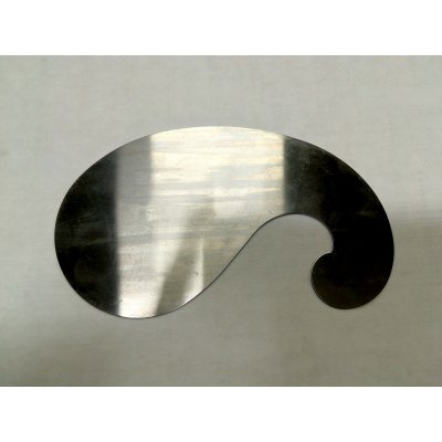 Lama per raschiare sagomata spessore 0,7 mm