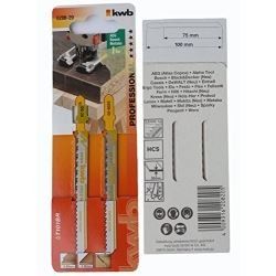 Set 2 lame seghetto attacco T passo 2,5 mm DOWNCUT  KWB 620820