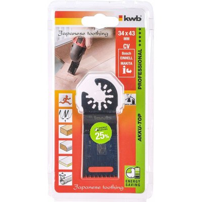 Lama per multifunzione con dentatura giapponese KWB 709194