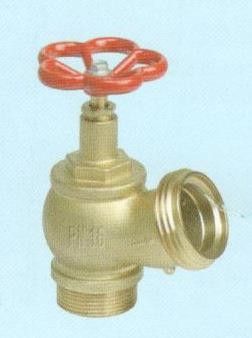 Rubinetto idrante presa a muro uscita UNI 45 maschio