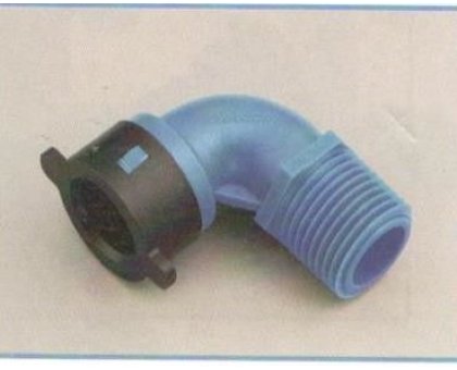Gomito per tubo BLU-LOCK mm 16 X M 1/2'