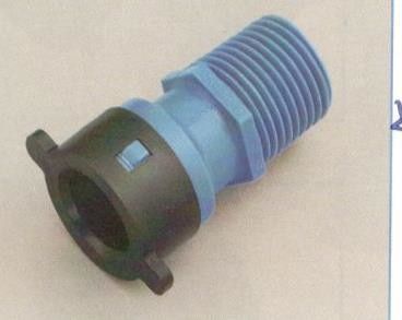 Raccordo diritto per tubo BLU-LOCK mm 16 X M 3/4'