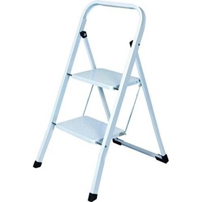 Sgabello in acciaio a 2 gradini larghi JOLLY BLINKY