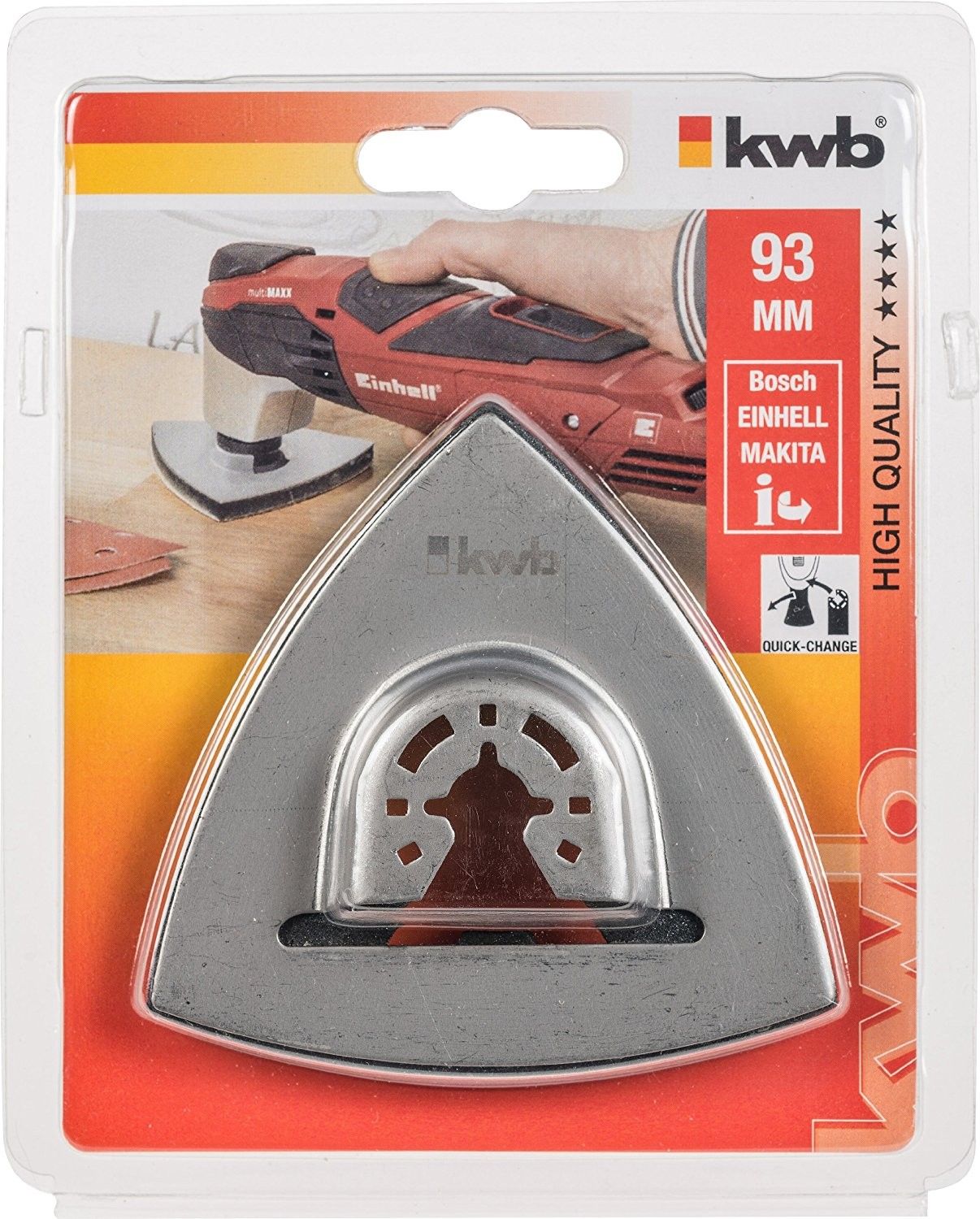 Platorello a velcro, 93 mm KWB 709940