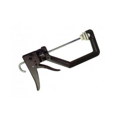 Morsetto bloccaggio rapido mm 100 a cricchetto in acciaio BURG