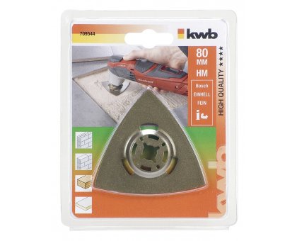 Raspa a Delta 80 mm per multifunzione KWB 709544