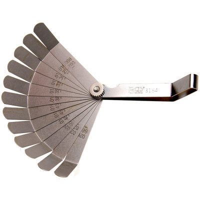 Spessimetro di precisione con 12 lame piegate BGS