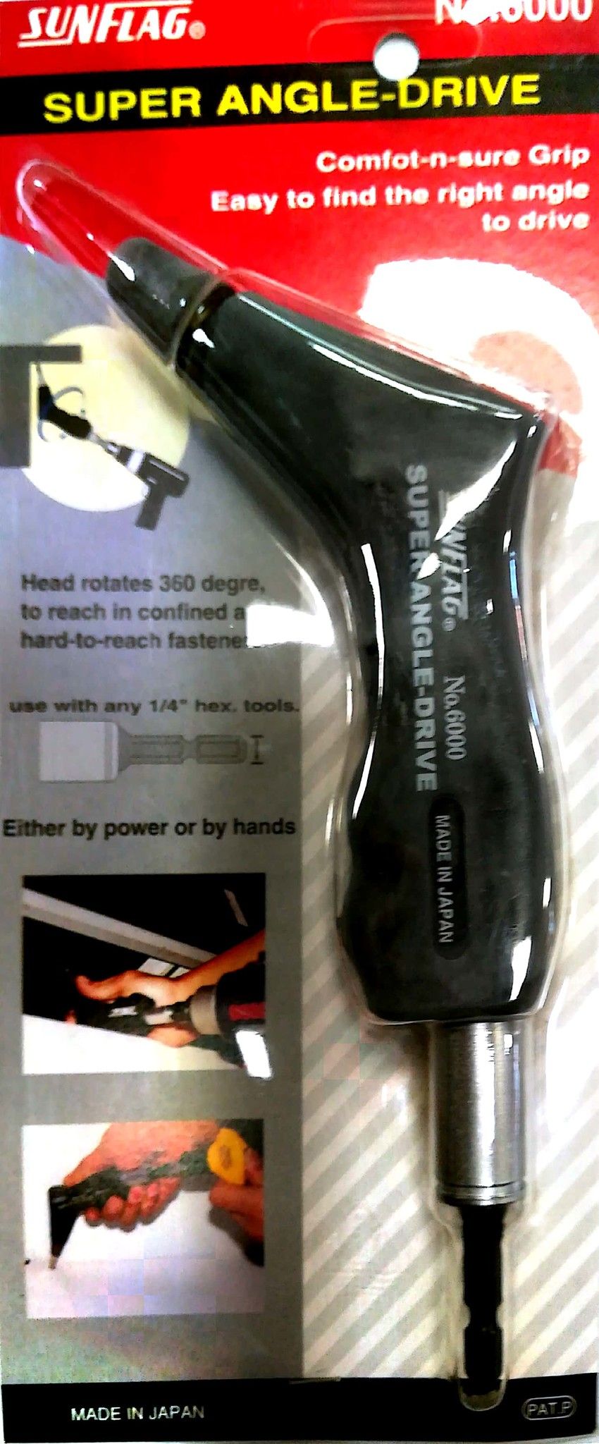 Portainserti ad angolo 45 gradi con impugnatura in gomma FERMEC 6000